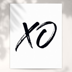 XO Skript Liebe und Umarmungen Poster