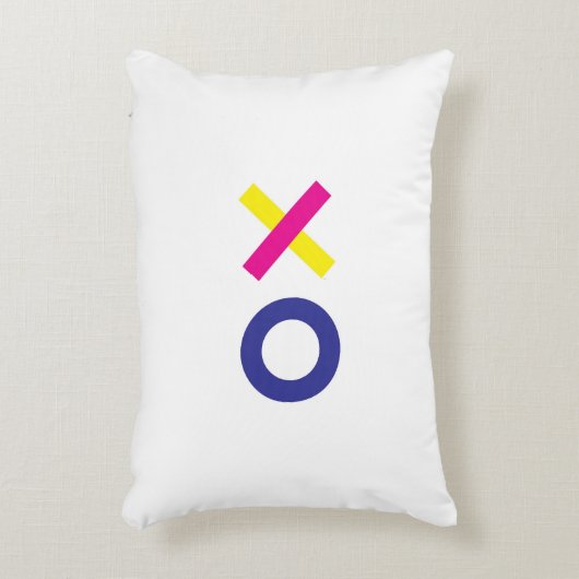 XO Throw Pillow Dekokissen (Vorderseite(Vertikal))