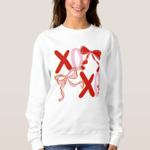XO Valentinstag Sweatshirt Süßes XOXO Liebes Pul