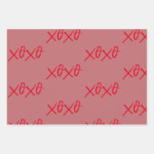 Xo Wrapping Paper Sheets Geschenkpapier Set (Vorderseite 3)