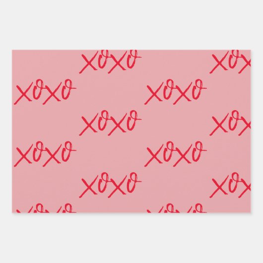 Xo Wrapping Paper Sheets Geschenkpapier Set (Vorderseite 2)