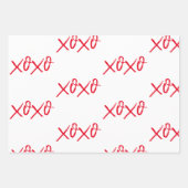 Xo Wrapping Paper Sheets Geschenkpapier Set (Vorderseite)