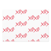 Xo Wrapping Paper Sheets