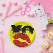 XO XO küssen mir Retro Paper Teller / GRILLEN, Fun (Party)