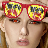 XO XO küssen mir Retro Shades / Fun Party Sonnenbr Partybrille