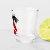 XO XO küssen mir Retro Shot Glass /Weddings Fun Pa Schnapsglas (Rechts)