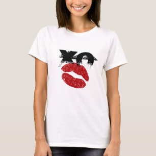 XO XO küssen mir Retro-T - Shirt / Hens Fun Party