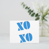 XO XO POSTKARTE (Stehend Vorderseite)