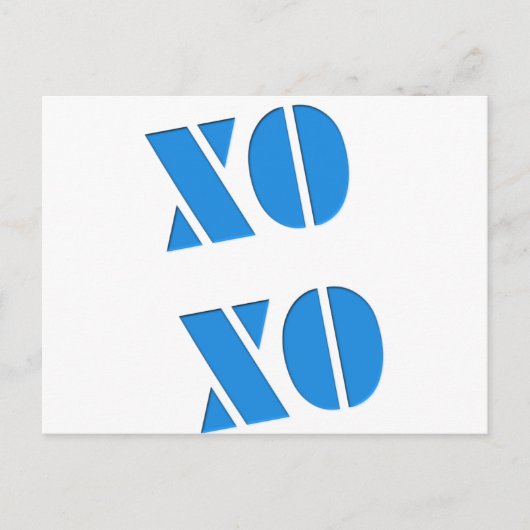 XO XO POSTKARTE (Vorderseite)