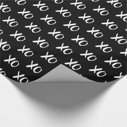 XO XO umarmt und Küsse Geschenkpapier (Ecke)