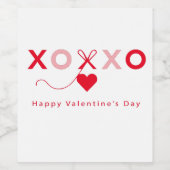 XO ❤️ XO WEINETIKETT (Einzelnes Label)