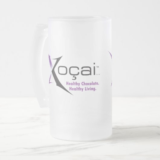 Xocai Mattglas Bierglas (Vorderseite Links)