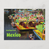 Xochimilco Mexiko Postkarte (Vorderseite)