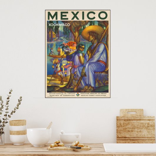 Xochimilco Poster (Küche)