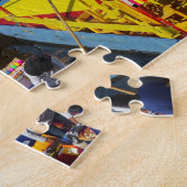 Xochimilco-See Mexiko. Puzzle (Seite)