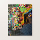 Xochimilco-See Mexiko. Puzzle (Vertikal)
