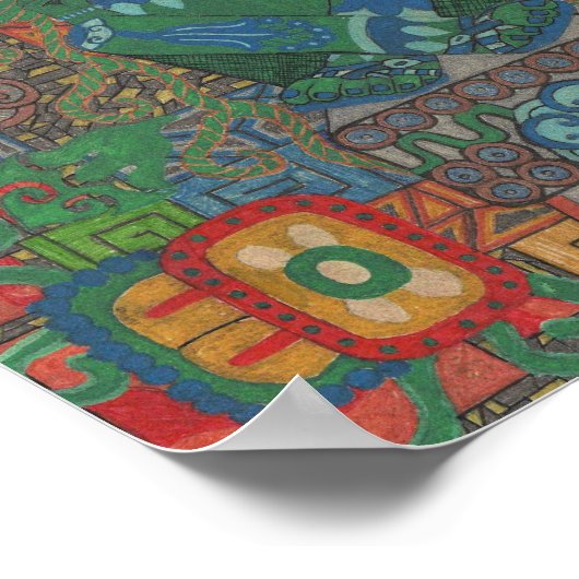 Xochipilli Poster (Ecke)