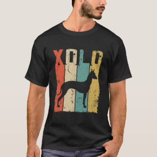 Xolo Xoloitzcuintle Mexican Hairless Dog Vintag R T-Shirt