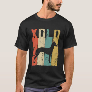 Xolo Xoloitzcuintle Mexican Hairless Dog Vintag R T-Shirt