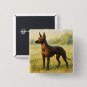Xoloitzcuintle Button (Vorne & Hinten)