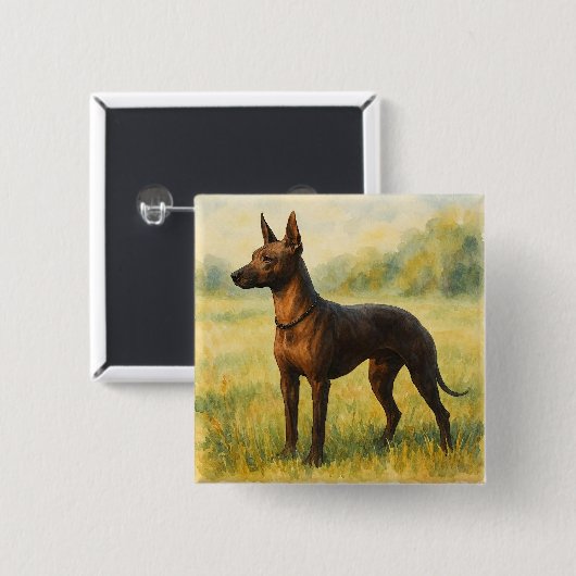 Xoloitzcuintle Button (Vorne & Hinten)