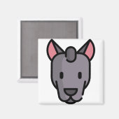 Xoloitzcuintle Magnet (Vorderseite/Rückseite)