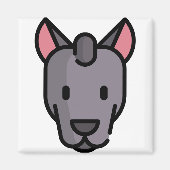 Xoloitzcuintle Magnet (Vorne)
