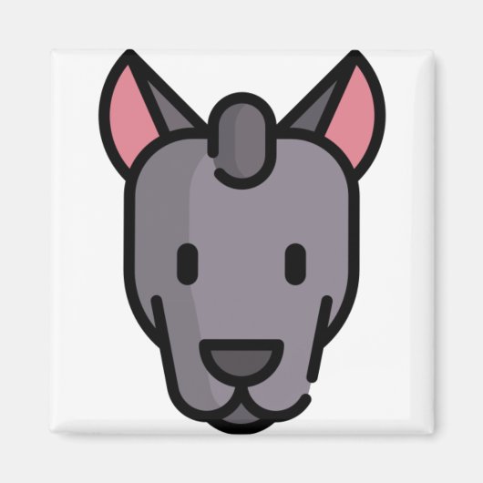 Xoloitzcuintle Magnet (Vorne)