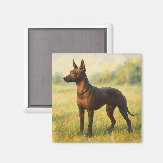 Xoloitzcuintle Magnet (Vorderseite/Rückseite)