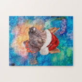 Xoloitzcuintle Perro Mexikanisch Haare Weihnachten Puzzle (Horizontal)