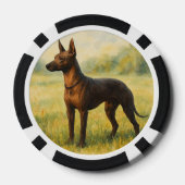 Xoloitzcuintle Pokerchips (Rückseite)