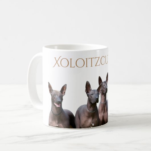 Xoloitzcuintle Tasse (Vorderseite Links)