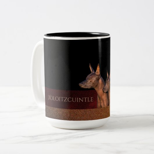 Xoloitzcuintle Tasse (Vorderseite Links)