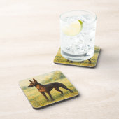 Xoloitzcuintli Getränkeuntersetzer (Rechte Seite)