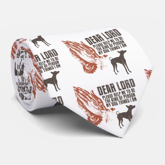 Xoloitzcuintli Krawatte (Gerollt)