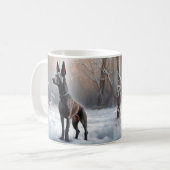 Xoloitzcuintli Lass es Weihnachten Kaffeetasse (Vorderseite Links)