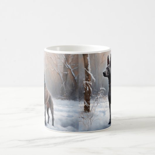 Xoloitzcuintli Lass es Weihnachten Kaffeetasse (Mittel)