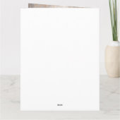 Xoloitzcuintli Lass es Weihnachten Karte (Rückseite)