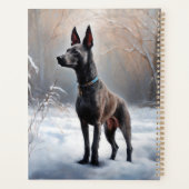 Xoloitzcuintli Lass es Weihnachten Planer (Rückseite)