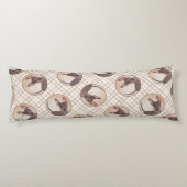 Xoloitzcuintli Malerei Haarloses Leber Roter Hund Seitenschläferkissen (Rückseite)