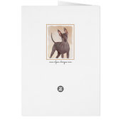 Xoloitzcuintli Malerei - Niedliche Original Dog Ar (Hinten)