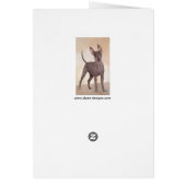 Xoloitzcuintli Malerei - Niedliche Original Dog Ar (Hinten)