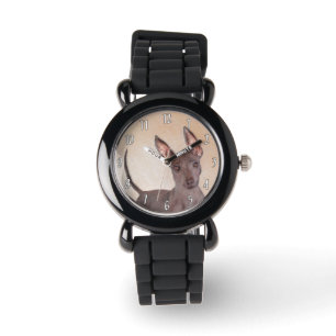 Xoloitzcuintli Malerei - Niedliche Original Dog Ar Armbanduhr