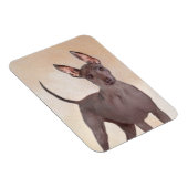 Xoloitzcuintli Malerei - Niedliche Original Dog Ar Magnet (Rechte Seite)