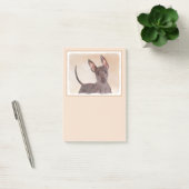 Xoloitzcuintli Malerei - Niedliche Original Dog Ar Post-it Klebezettel (Büro)