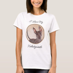 Xoloitzcuintli Malerei - Niedliche Original Dog Ar T-Shirt
