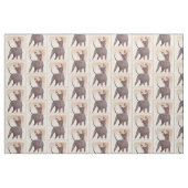 Xoloitzcuintli Malerei - Niedliche Original Hunde  Stoff (Fat Quarter (45,7 x 55,9 cm))