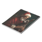 Xoloitzcuintli mit dem Weihnachtsmann Weihnachten Notizblock (Rotiert)