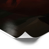 Xoloitzcuintli mit dem Weihnachtsmann Weihnachten Poster (Ecke)