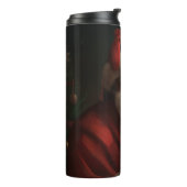 Xoloitzcuintli mit dem Weihnachtsmann Weihnachten Thermosbecher (Nach links gedreht)